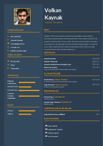 Müşteri Temsilcisi CV Örnekleri cv indir